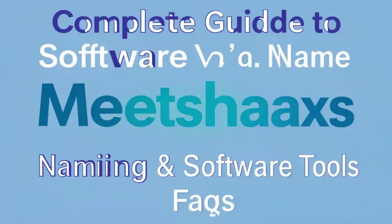 software name meetshaxs