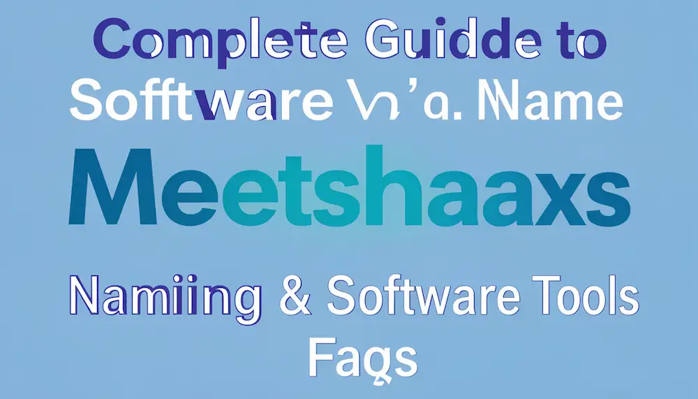 software name meetshaxs